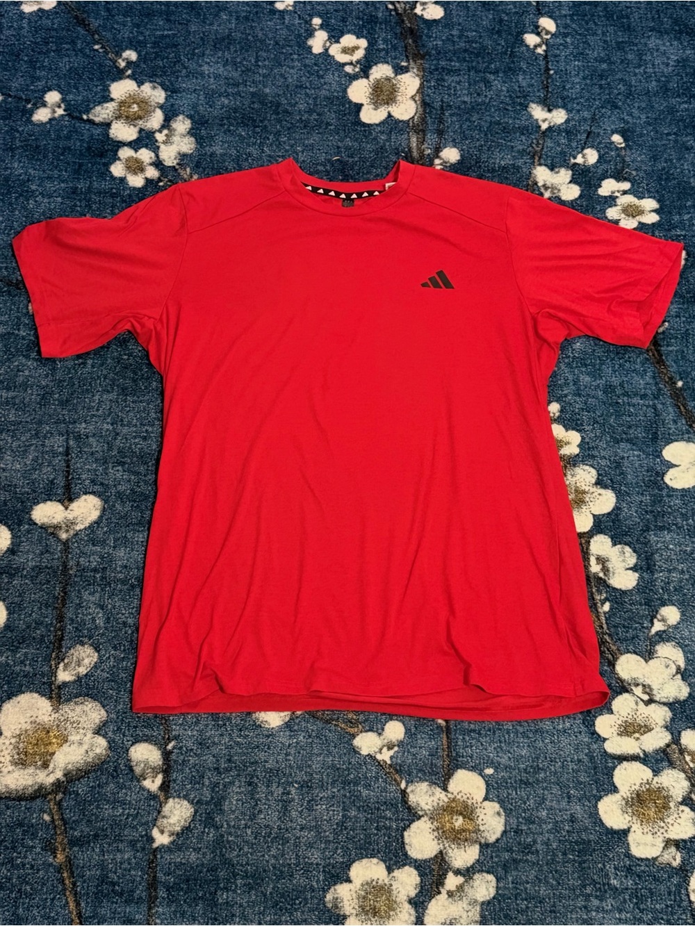 adidas Men’s Red Short Sleeve Athletic Tee